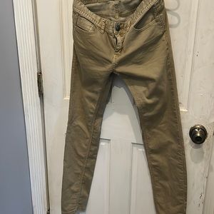 Free People khaki denim jeans Size 28